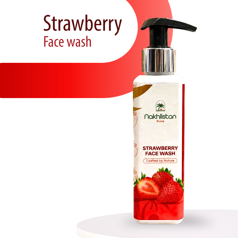Strawberry face wash