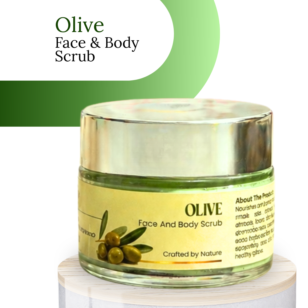 Olive Face & Body Scrub