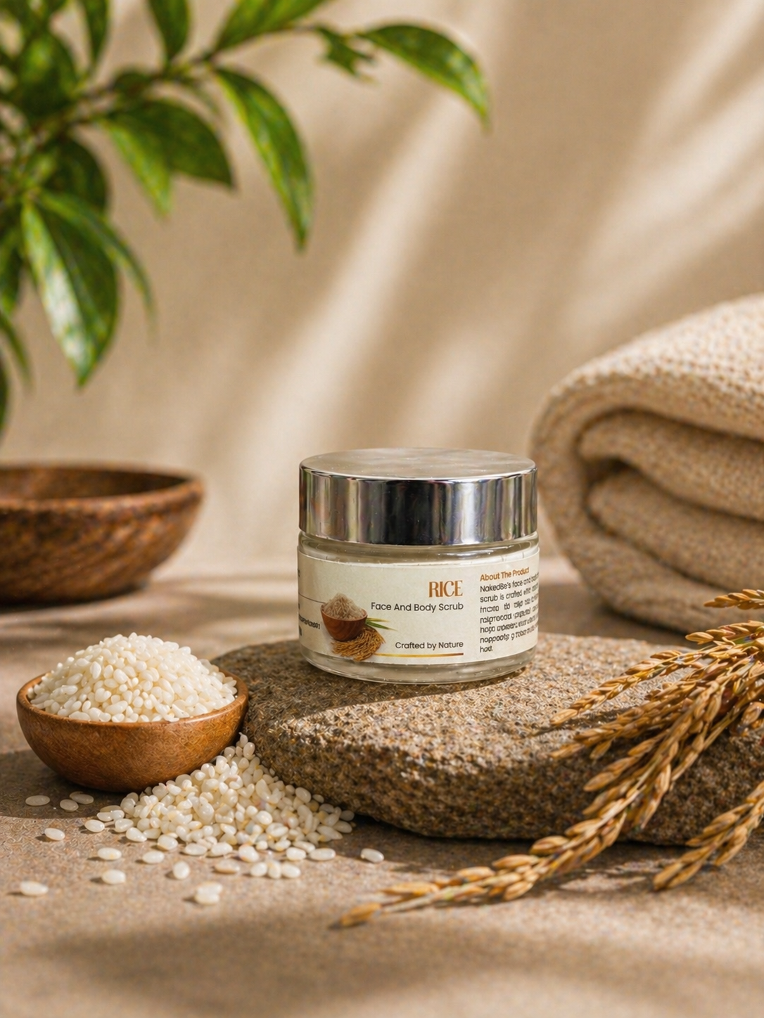Rice Face & Body Scrub